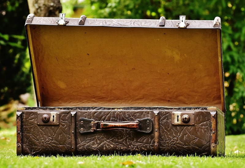 Vintage Suitcase Nightstand